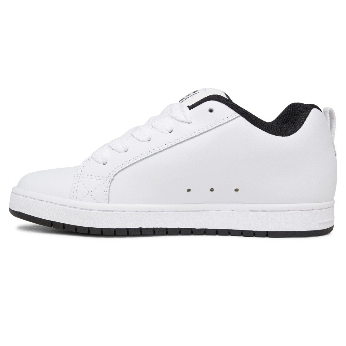 DC Court Graffik Leather White / Black