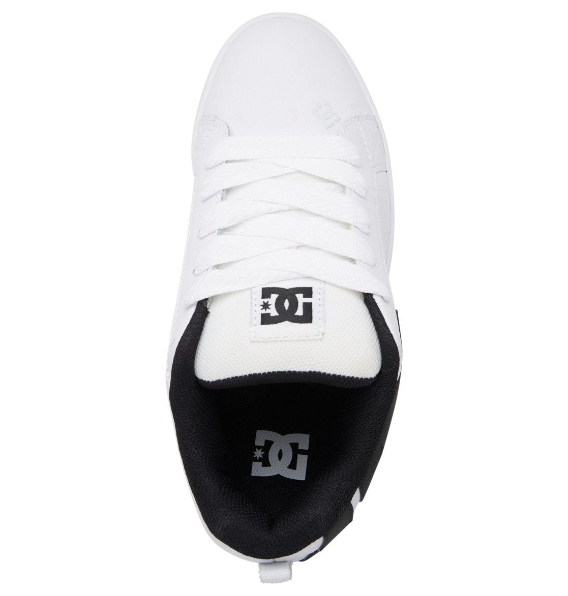 DC Court Graffik Leather White / Black