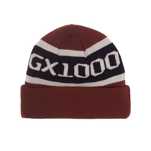 GX1000 OG Logo Beanie Brown/White/Blk