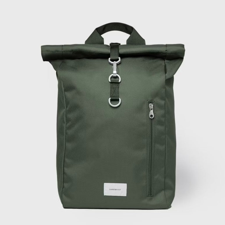 Sandqvist GROUND Rolltop Backpack L Dawn Green
