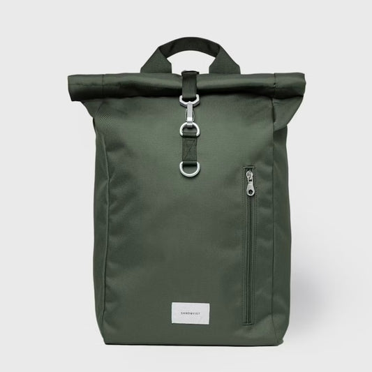 Sandqvist GROUND Rolltop Backpack L Dawn Green
