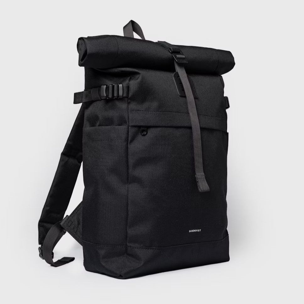 Icon Rolltop Backpack M Black