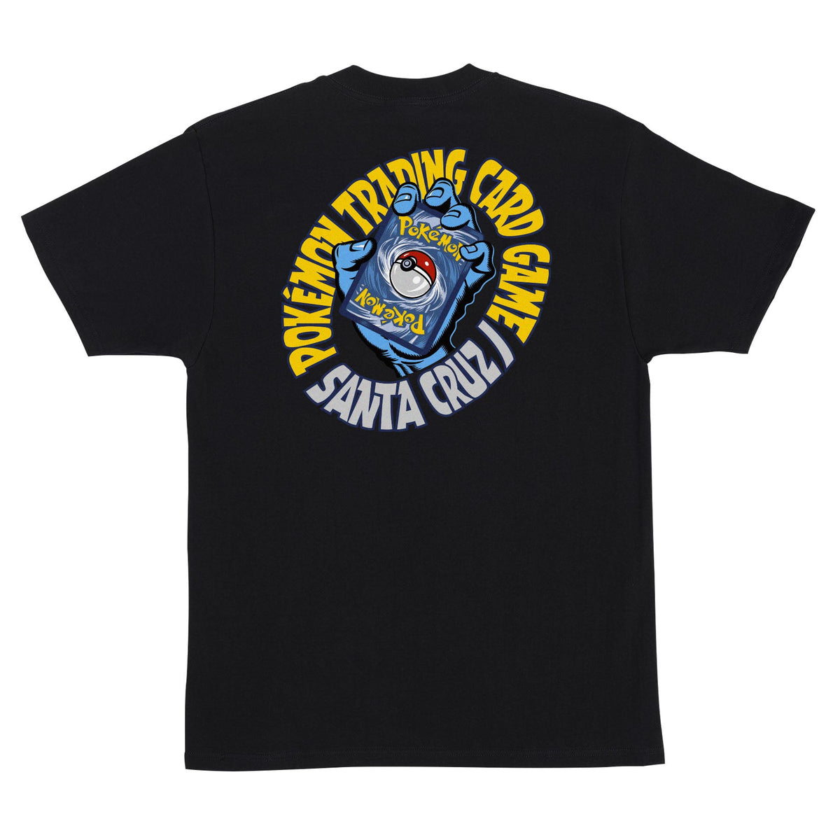 Santa Cruz x Pokemon TCG Hand T-Shirt Black