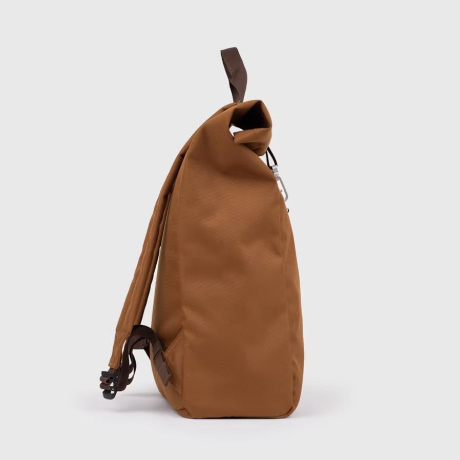 Sandqvist GROUND Rolltop Backpack L Sepia Brown