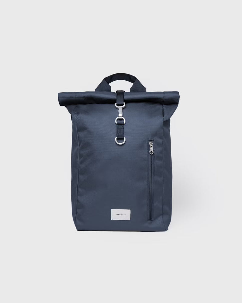 Sandqvist GROUND Rolltop Backpack L Navy
