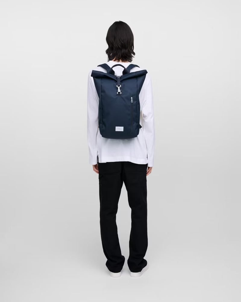 Sandqvist GROUND Rolltop Backpack L Navy