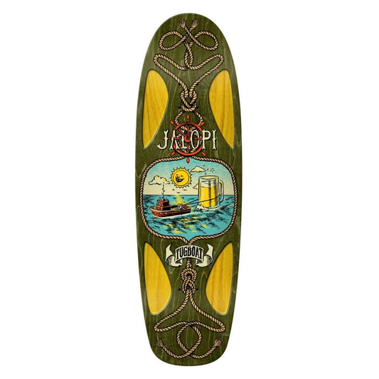 Antihero Jalopi Tugboat Skateboard Deck Green 9.8"