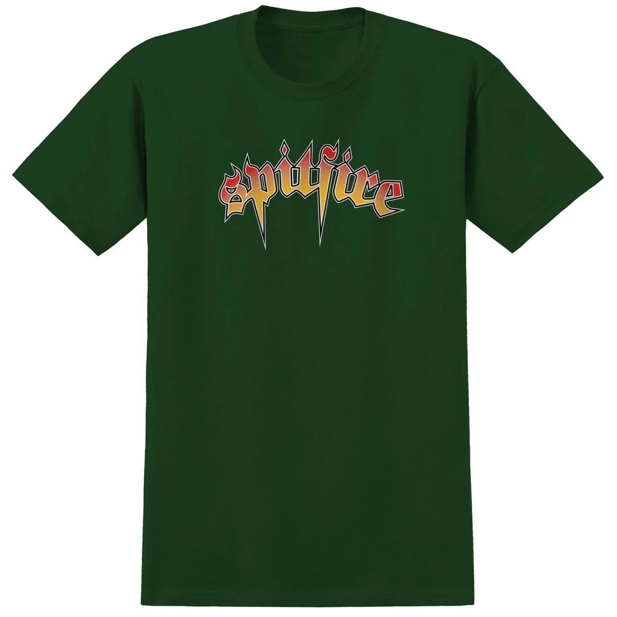 Spitfire Venom Script T-Shirt Forest Green