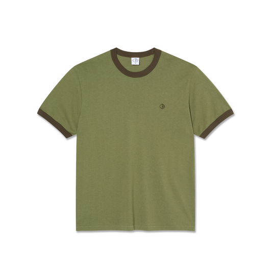 Polar Ringer Tee Army Green/ Brown