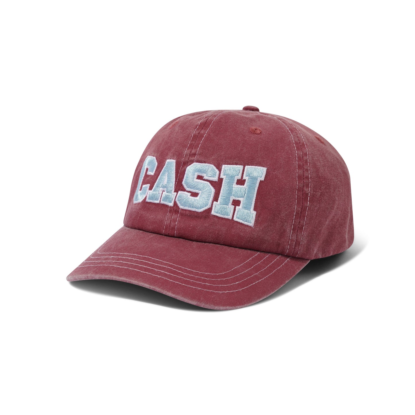 Cash Only Campus 6 Panel Cap Burgundy