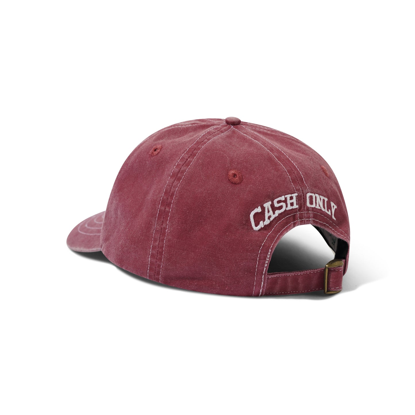 Cash Only Campus 6 Panel Cap Burgundy