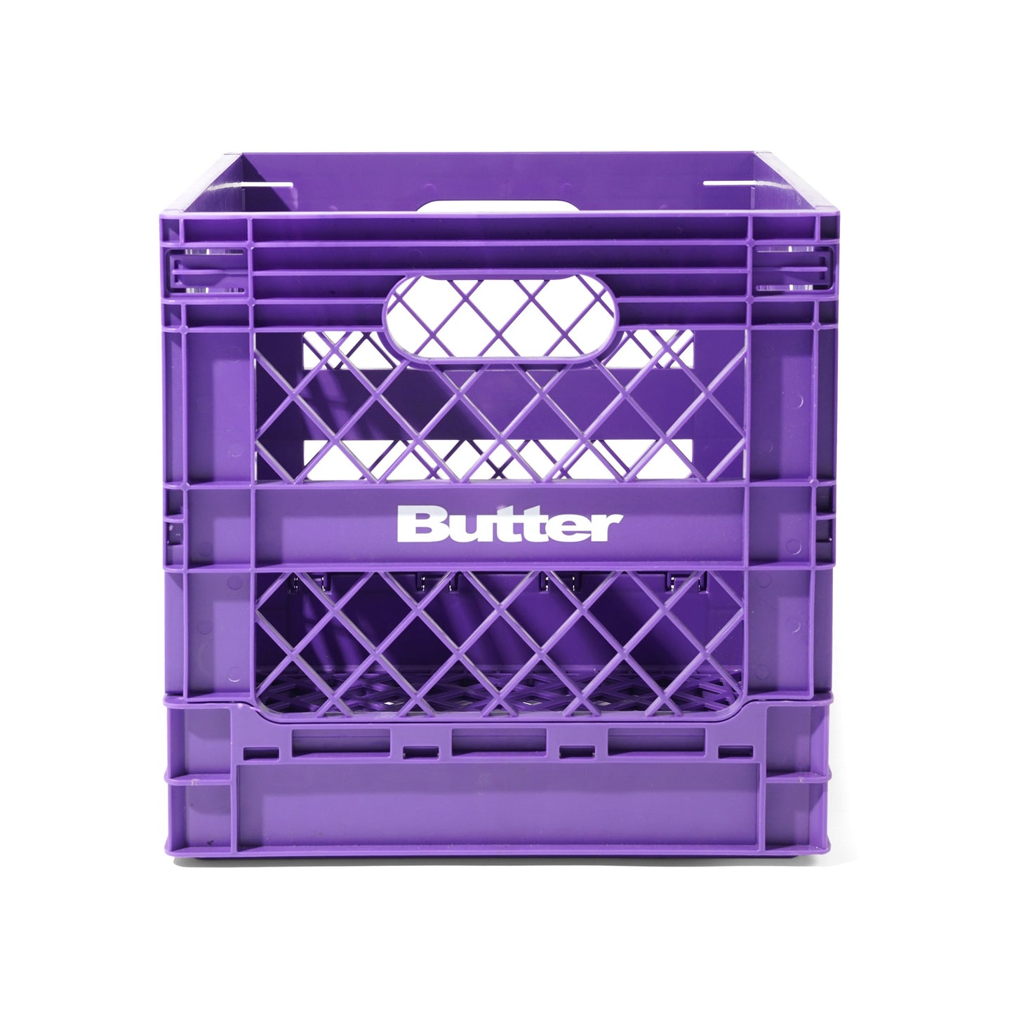 Butter Collapsable Record Crate, Purple