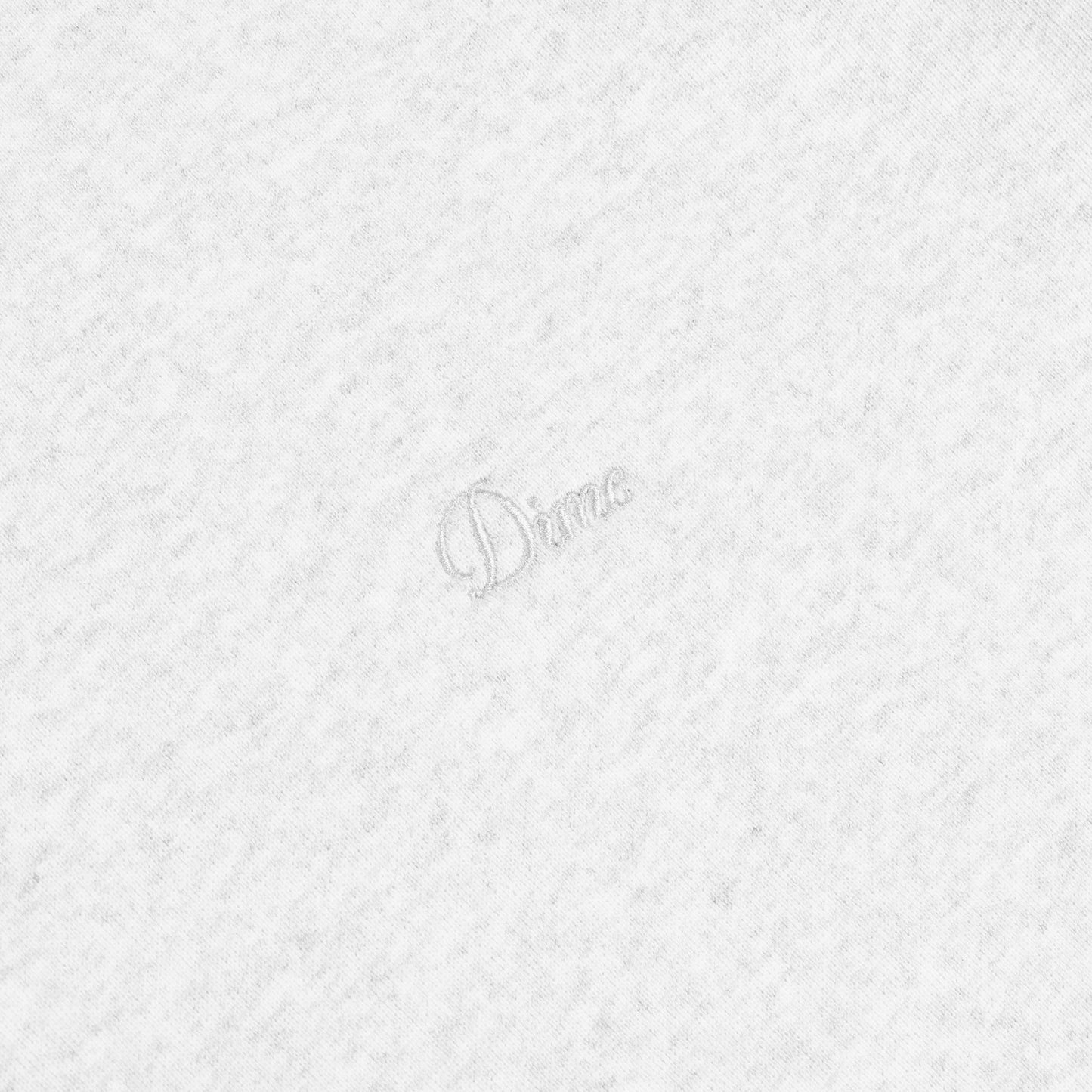 Dime Cursive Small Logo Crewneck Ash