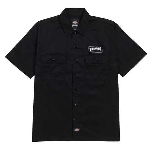 Dickies X Thrasher Work Shirt Black