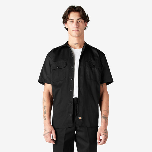 Dickies Short Sleeve Work Shirt Black