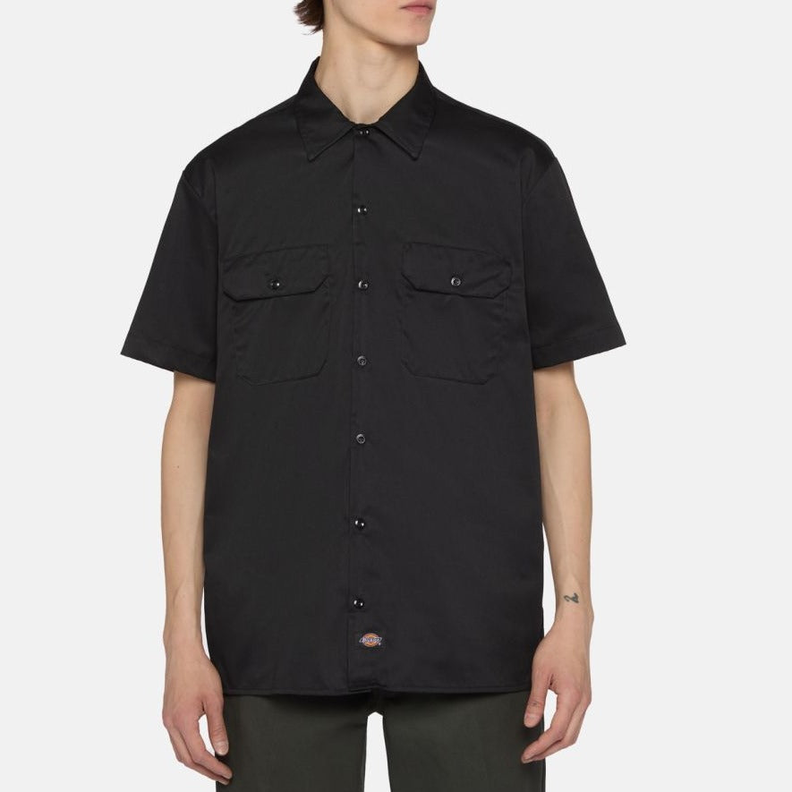 Dickies Short Sleeve Work Shirt Black