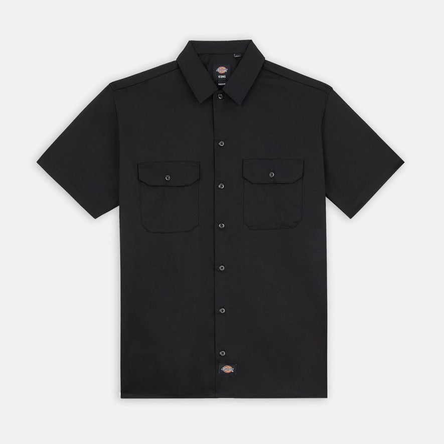 Dickies Short Sleeve Work Shirt Black