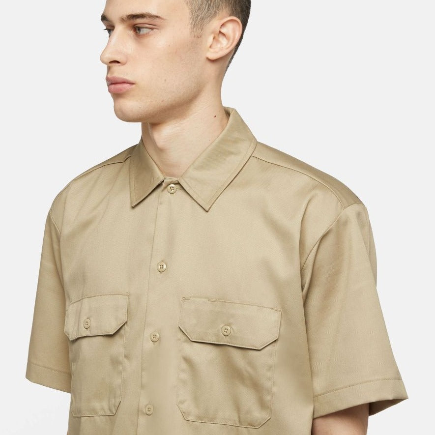 Dickies Short Sleeve Work Shirt Khaki