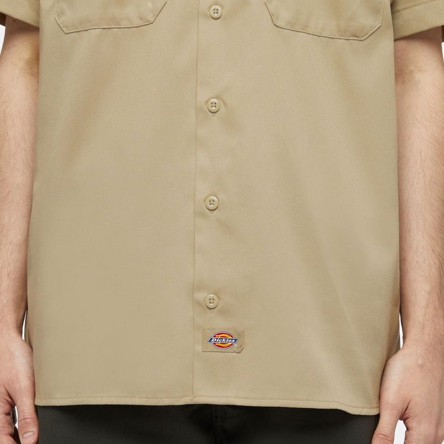 Dickies Short Sleeve Work Shirt Khaki