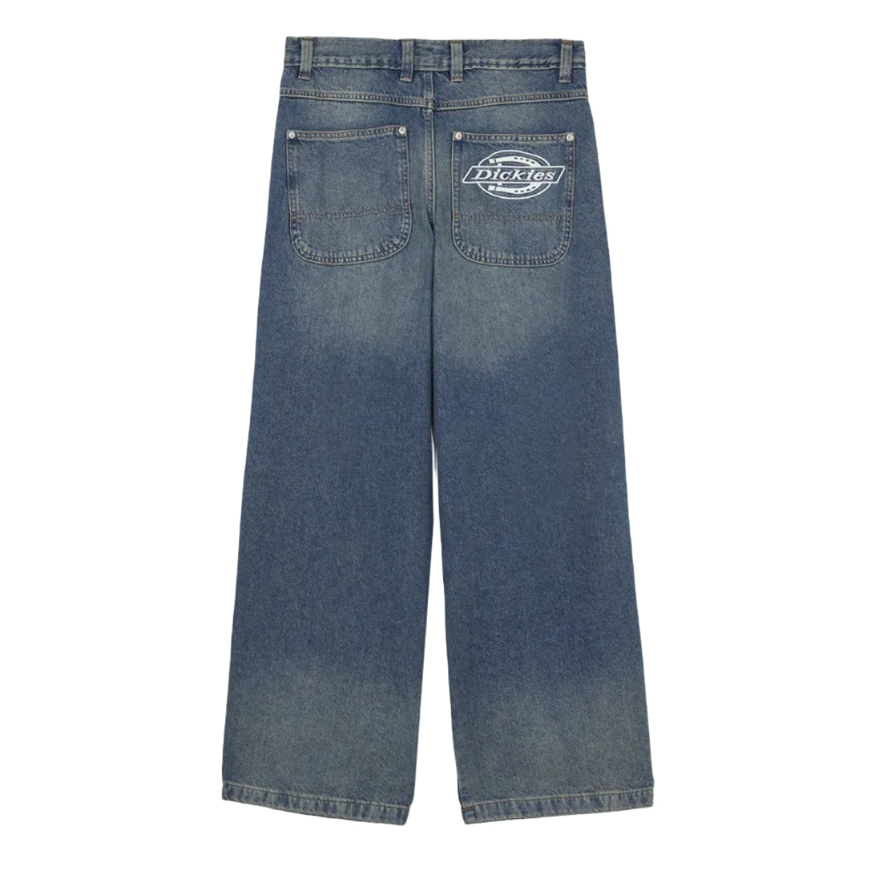 Dickies Hilham Extra Loose Straight Jeans Khaki Denim