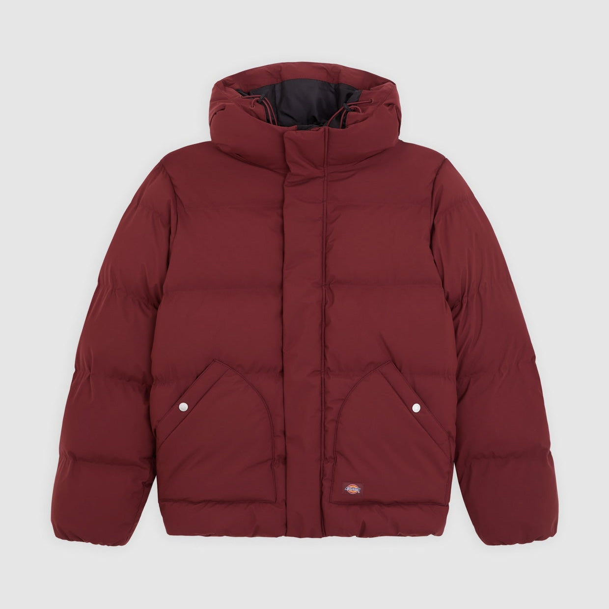 Dickies Eagleville Hooded Puffer Burgundy