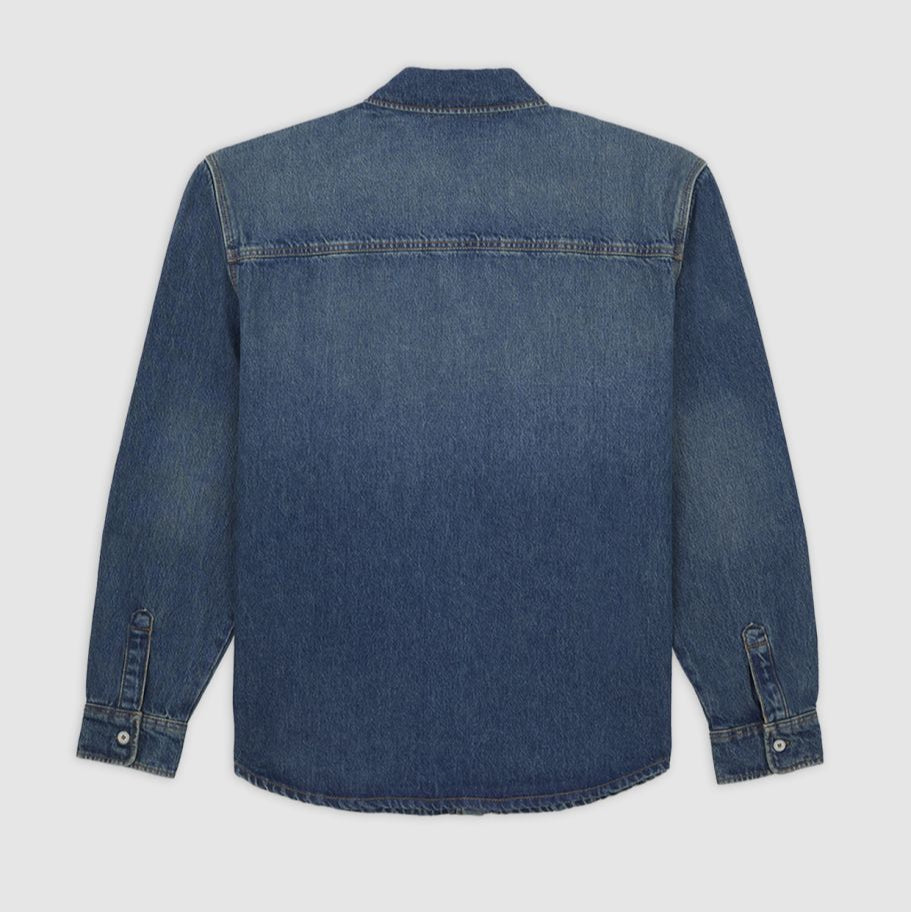 Dickies Mechanic Longsleeve Denim Shirt Khaki