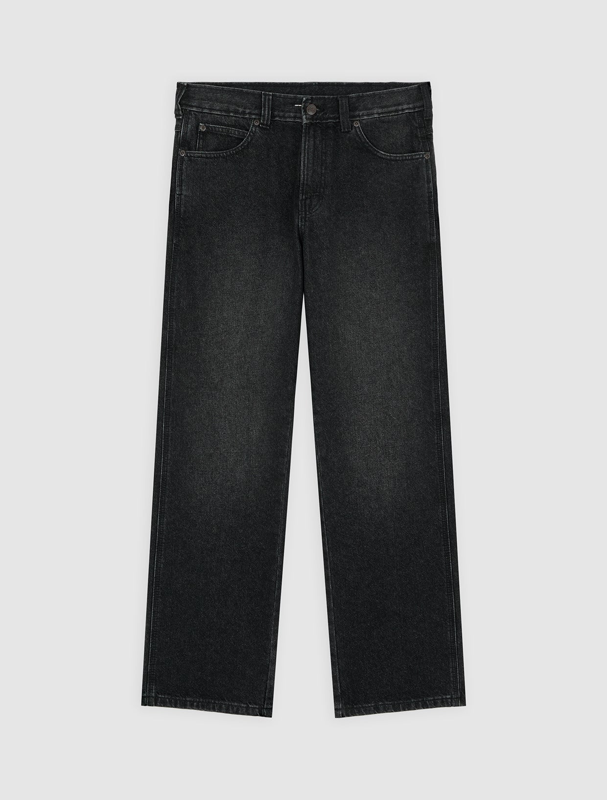 Dickies 954 Relaxed Straight Work Jeans  Black Wash Faded