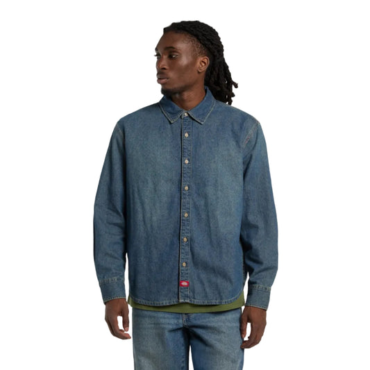 Dickies Lightweight Long Sleeve Denim Shirt