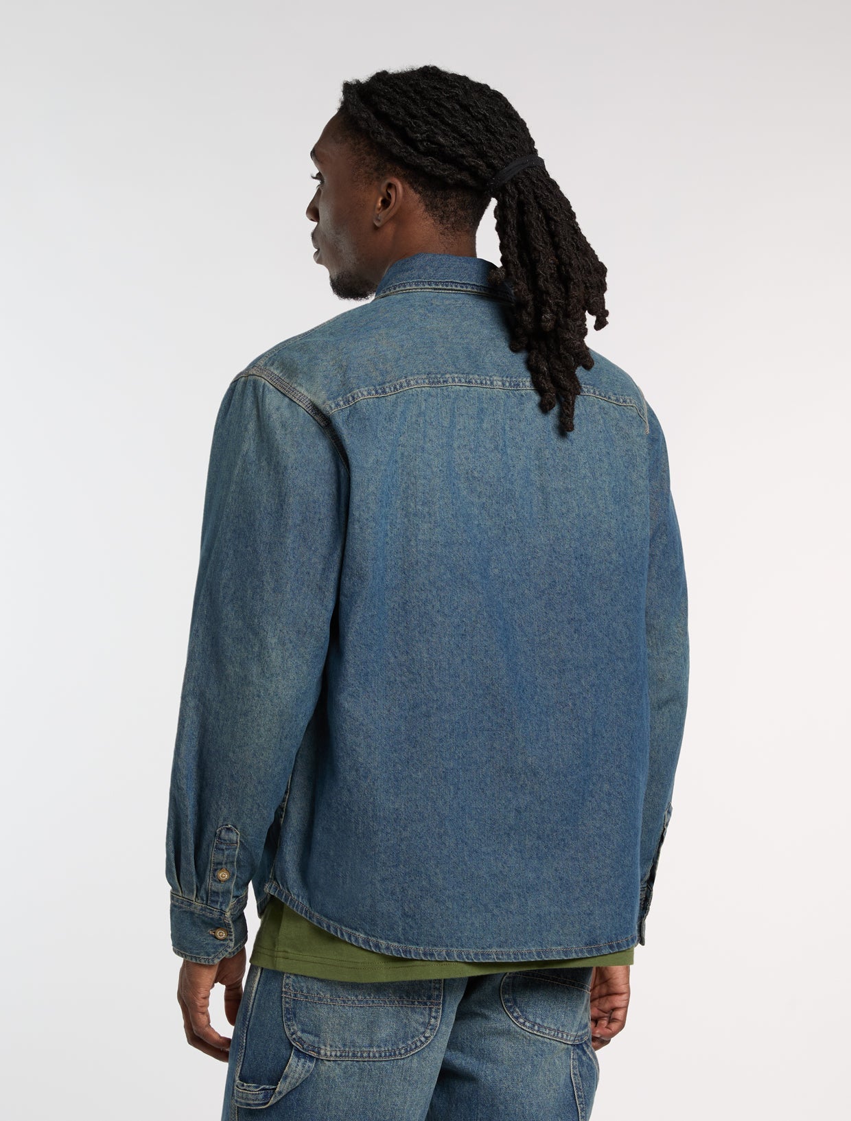 Dickies Lightweight Long Sleeve Denim Shirt