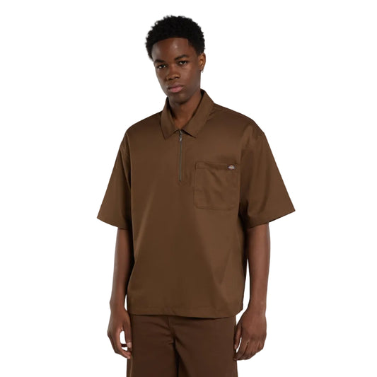 Dickies Cadiz Quarter Zip Short Sleeve Shirt