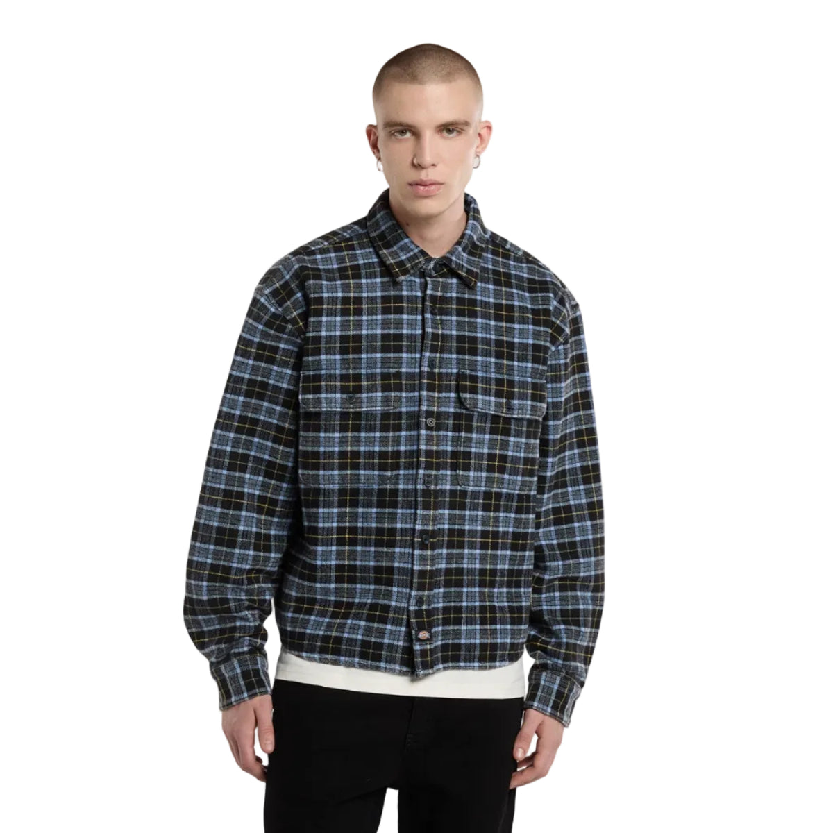 Dickies Dad Flannel Shirt Black