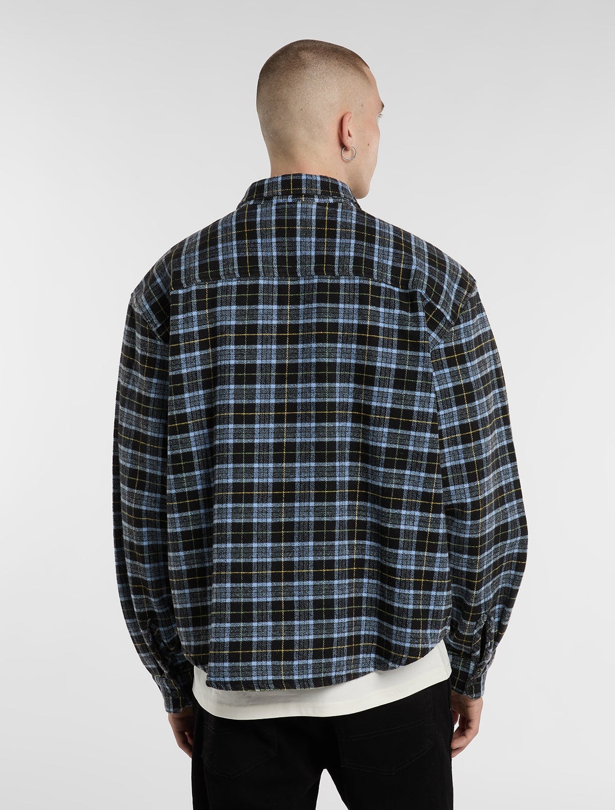 Dickies Dad Flannel Shirt Black