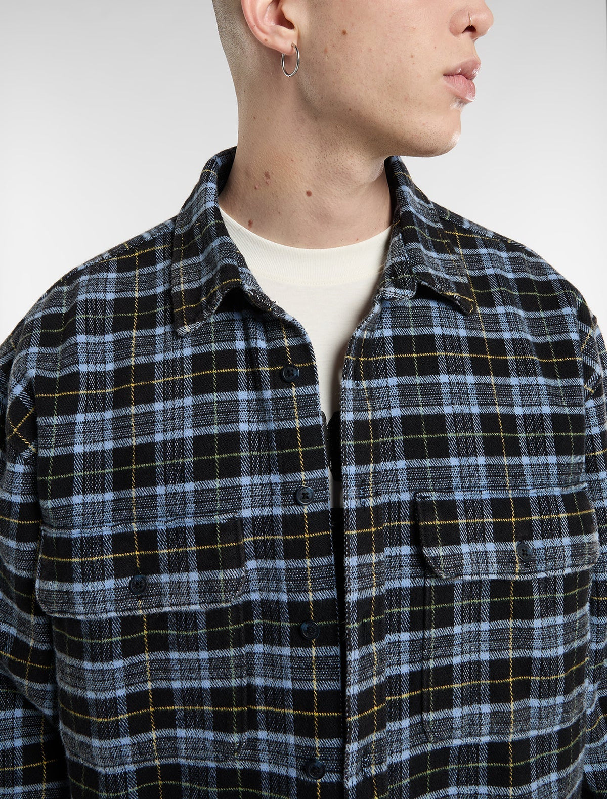 Dickies Dad Flannel Shirt Black