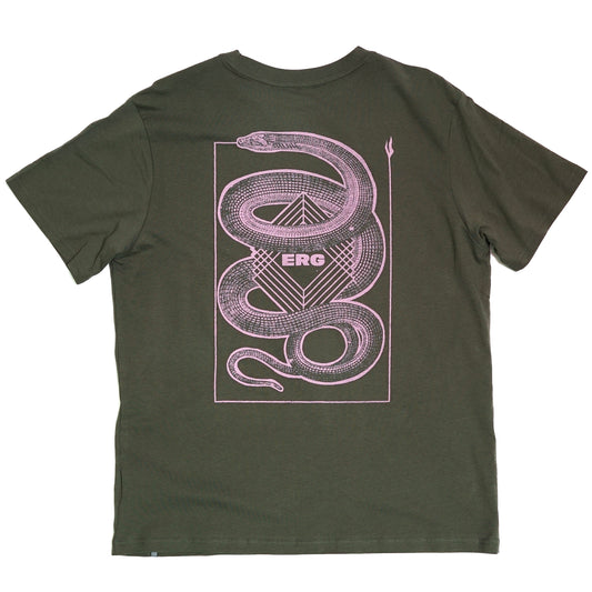 ERG Snake T-Shirt Moss