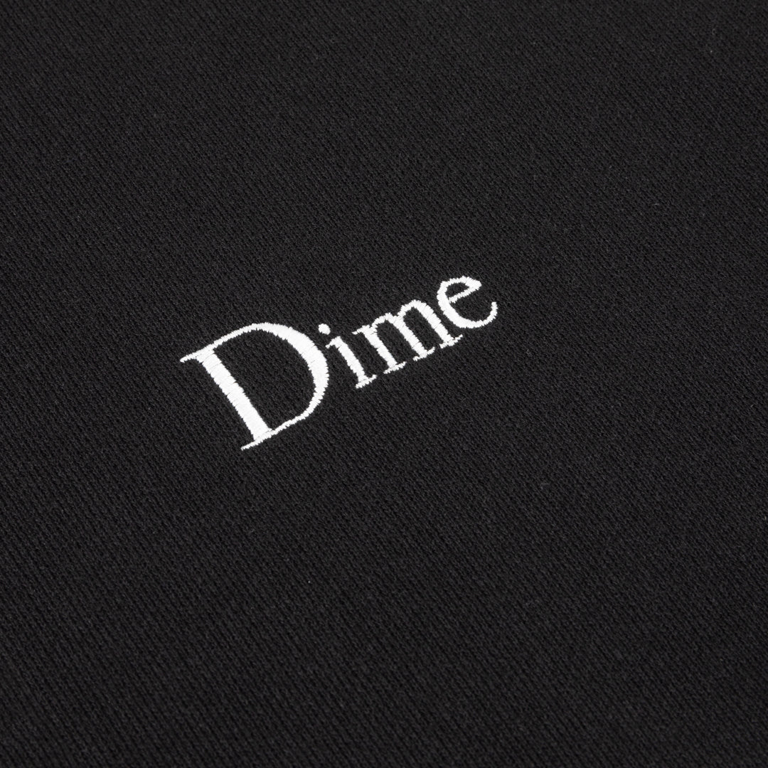 Dime Classic Small Logo Hoodie Black