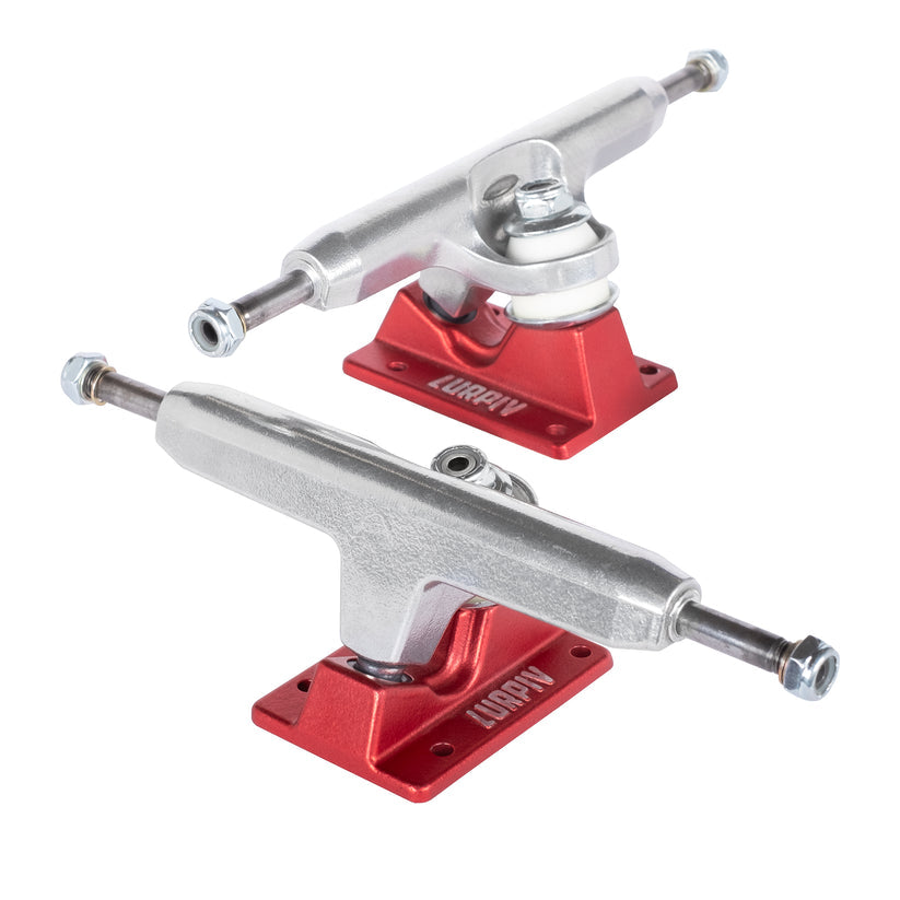 Lurpiv 3 Hollow Truck - Polished/Red