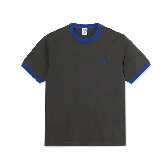 Polar Ringer T-Shirt Dirty Black/Eqyptian Blue
