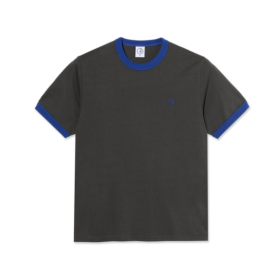 Polar Ringer T-Shirt Dirty Black/Eqyptian Blue