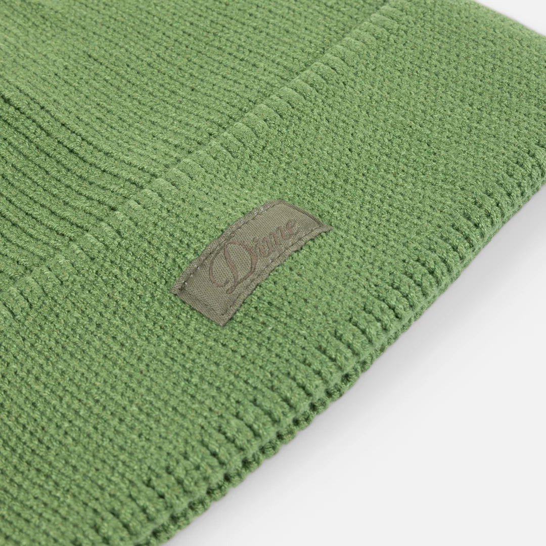 Dime Cursive Rib Beanie Khaki Green