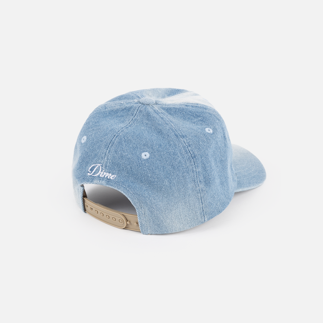 Dime Cursive Denim Worker Cap Blue Washed