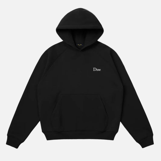 Dime Classic Small Logo Hoodie Black
