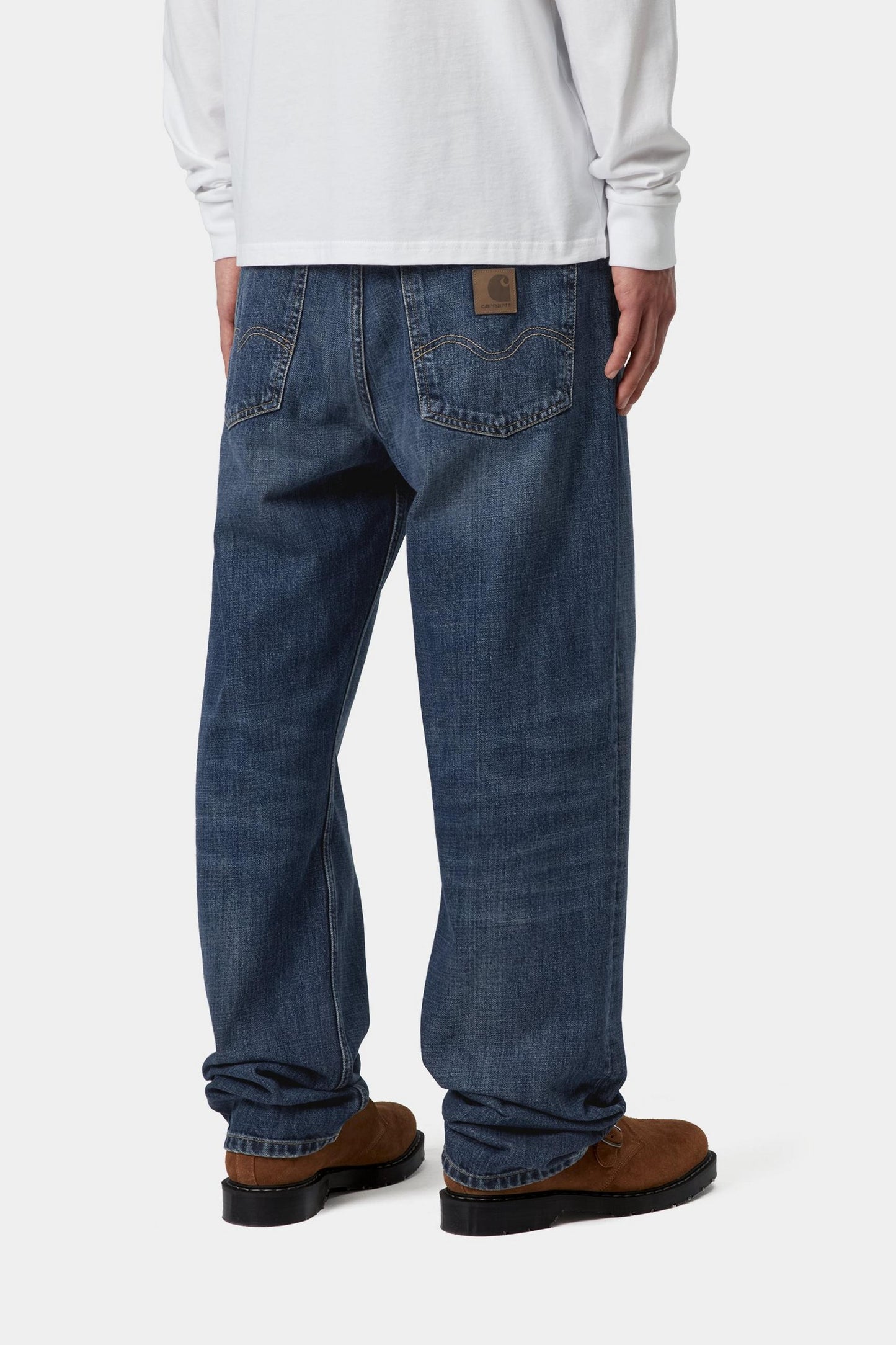 Carhartt WIP Marlow Pant Blue, Dark Used Wash