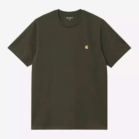 Carhartt WIP S/S Chase T-Shirt Olive / Gold