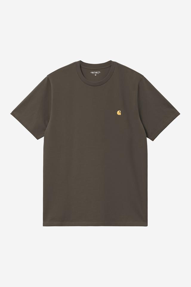 Carhartt WIP S/S Chase T-Shirt Shungite / Gold