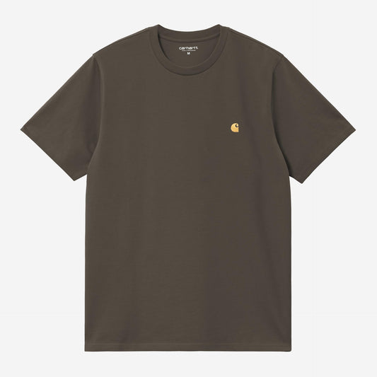Carhartt WIP S/S Chase T-Shirt Shungite / Gold