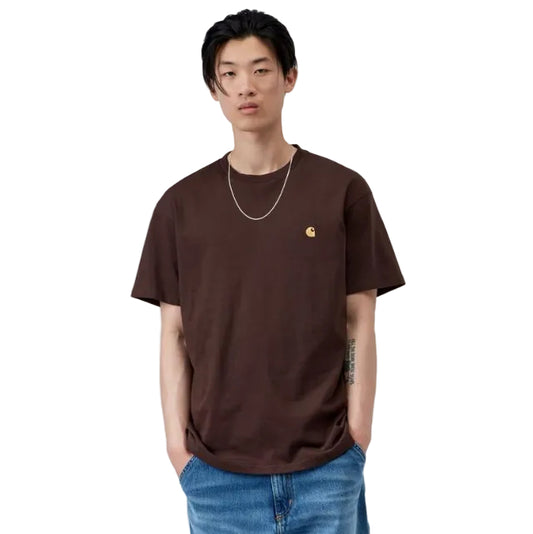 Carhartt WIP S/S Chase T-Shirt Palisander / Gold