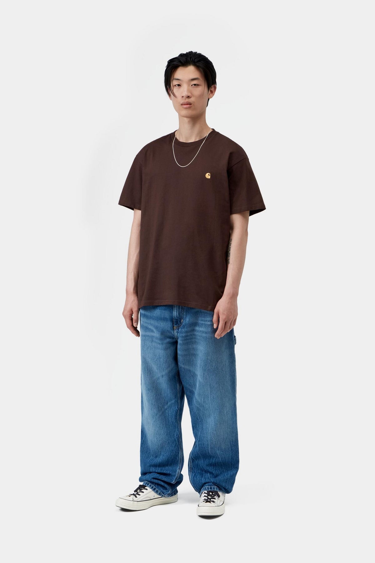 Carhartt WIP S/S Chase T-Shirt Palisander / Gold