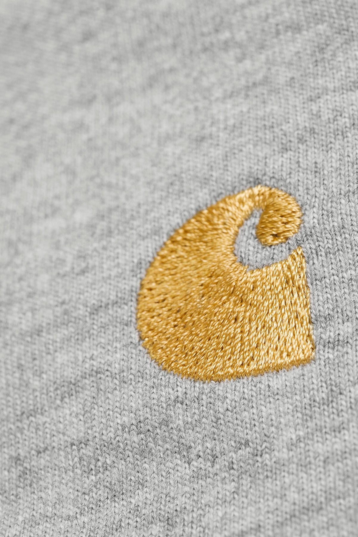 Carhartt WIP L/S Chase T-Shirt Grey Heather/Gold