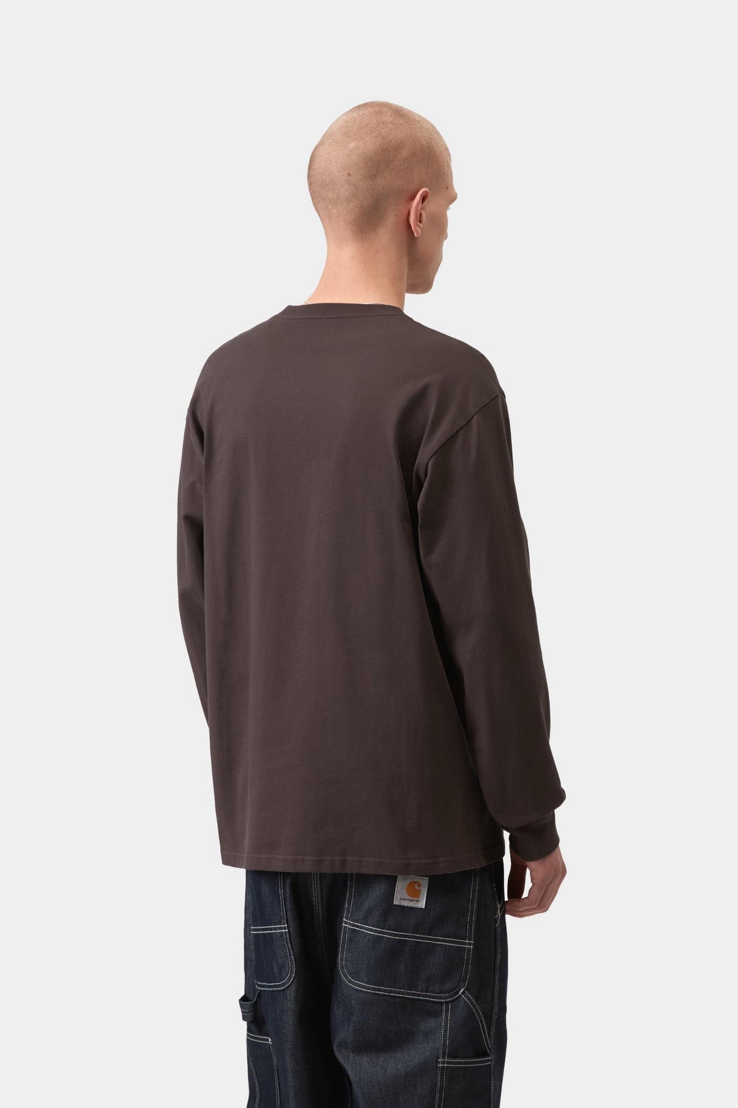 Carhartt WIP L/S Chase T-Shirt Shale / Gold