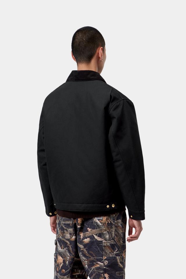 Carhartt WIP OG Detroit Jacket (Winter) Dearborn Canvas Black / Black, Rigid